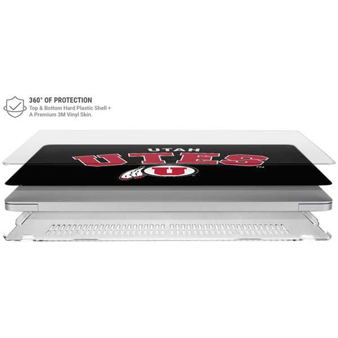 University of Utah Utes Logo MacBook Air 15in (2023-2025) Case plus Skin